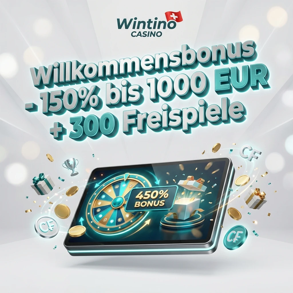 Willkommensbonus - 150% bis 1000 EUR + 300 Freispiele